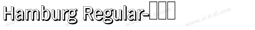 Hamburg Regular字体转换